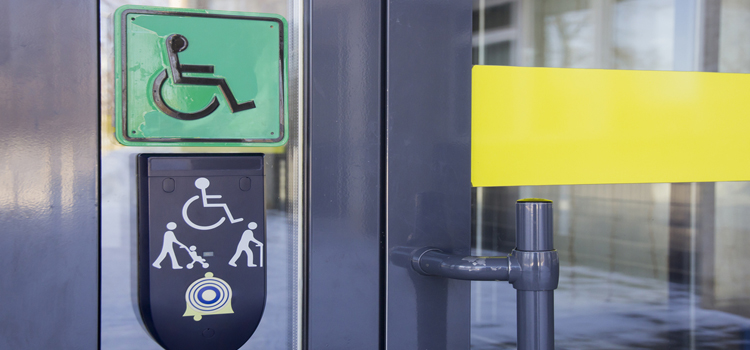 automatic handicap door opener in Homeland