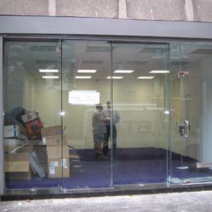 shop front door repair Homeland